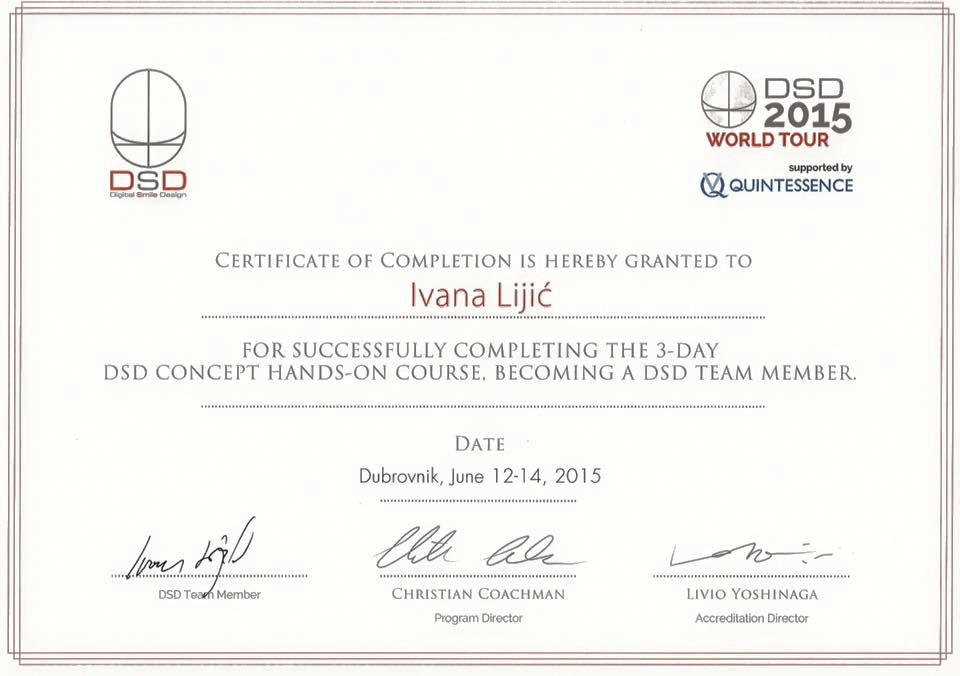DSD certifikat